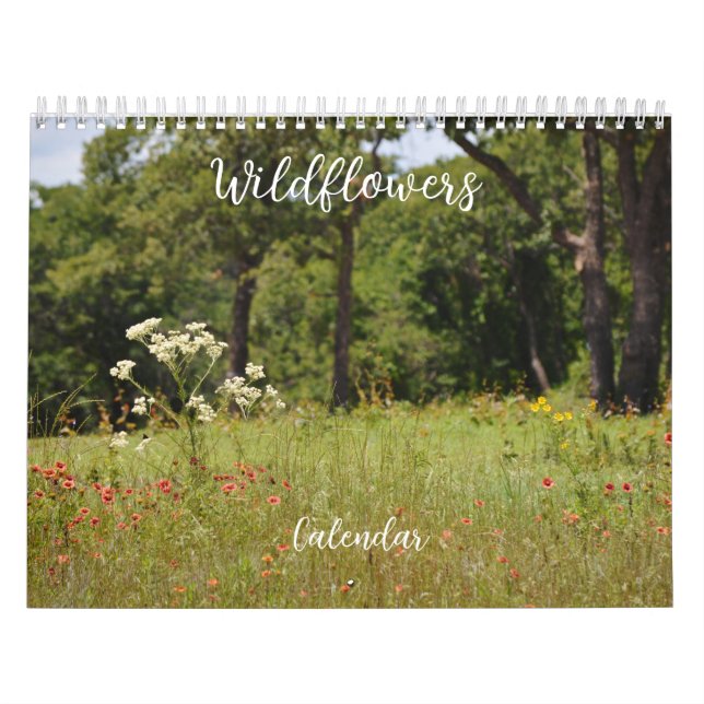 Calendario Flor Floral de Flores Silvestres (Tapa)