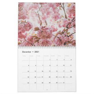 Calendario Flor rosa