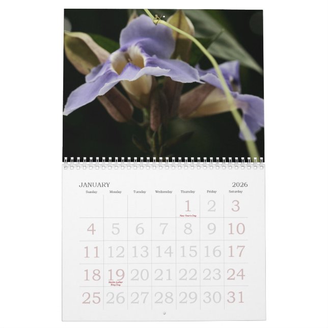 Calendario floral (Jan 2026)