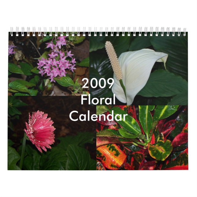 Calendario floral 2009 - modificado para (Tapa)