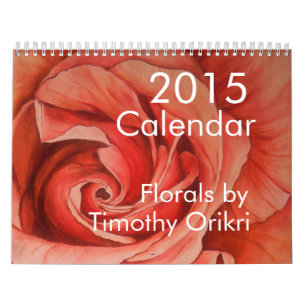Calendario floral 2015 por Timothy Orikri