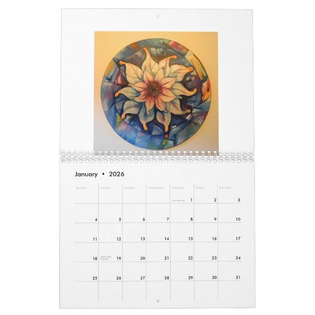 Calendario floral 2015 por Timothy Orikri (Jan 2026)