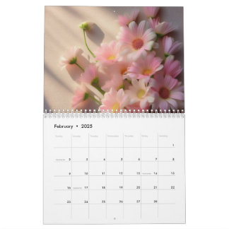 Calendario Floral 2025: Rango de flores botánicas