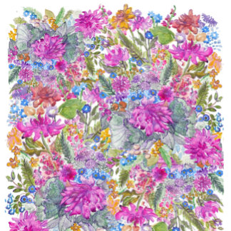 Calendario floral acuarela 2023