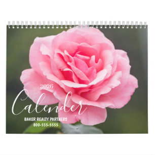 Calendario Floral Belleza Floreciendo para Cada Me