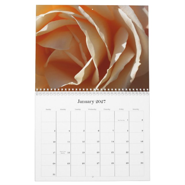 Calendario floral de la fotografía 2013 de los (Jan 2027)