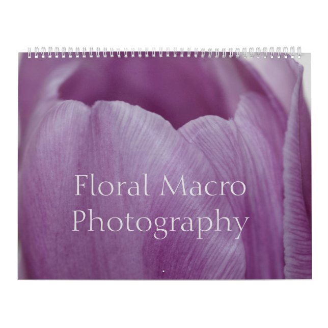 Calendario Floral Fotografiar Cerrar Ups (Tapa)