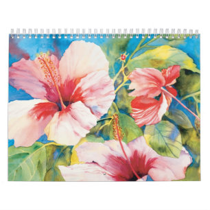 Calendario floral hawaiano