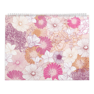 Calendario Floral sin foco