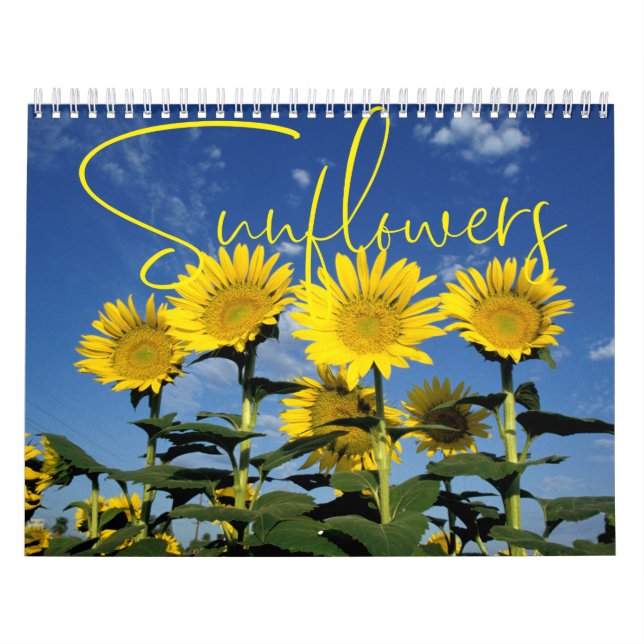 Calendario floral Sunflowers Sunflower (Tapa)