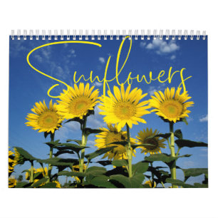 Calendario floral Sunflowers Sunflower