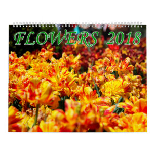 Calendario Flores 2018