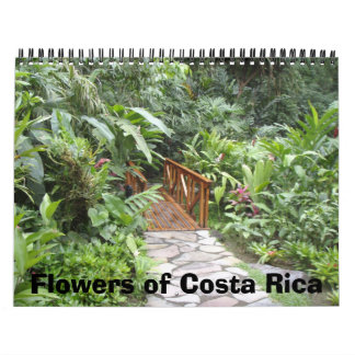 Calendario Flores de Costa Rica