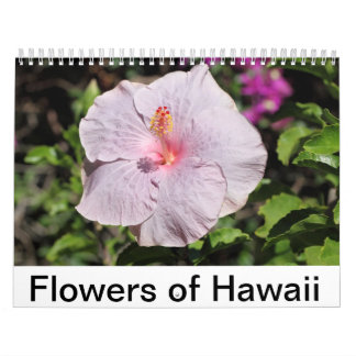 Calendario Flores de Hawaii
