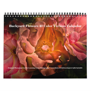 Calendario Flores de jardín 40 versión en color