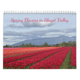 Calendario Flores de Primavera en el Valle de Skagit, Estado 