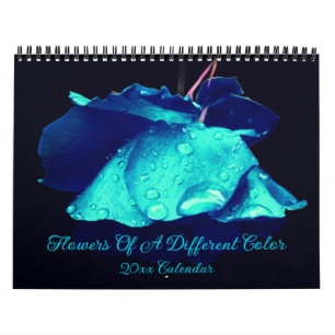 Calendario Flores De Un Color Diferente