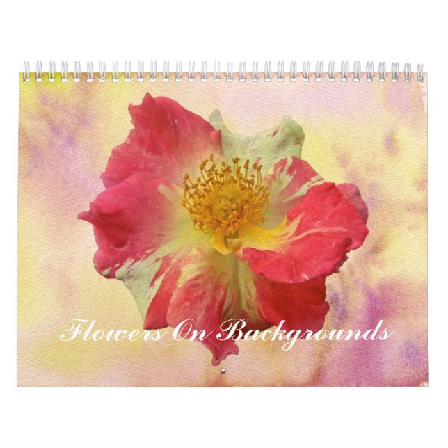 Calendario - Flores En Los Fondos (Tapa)