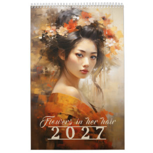 Calendario Flores en su Cabello 2026