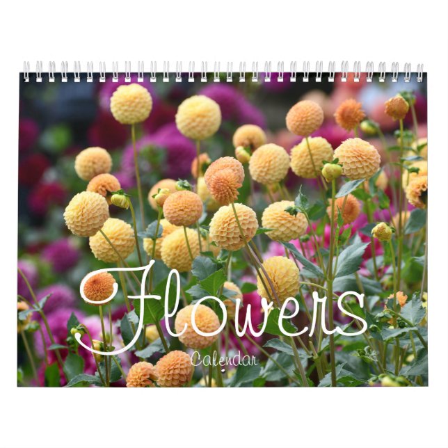 Calendario Flores Florales Fotográficas (Tapa)