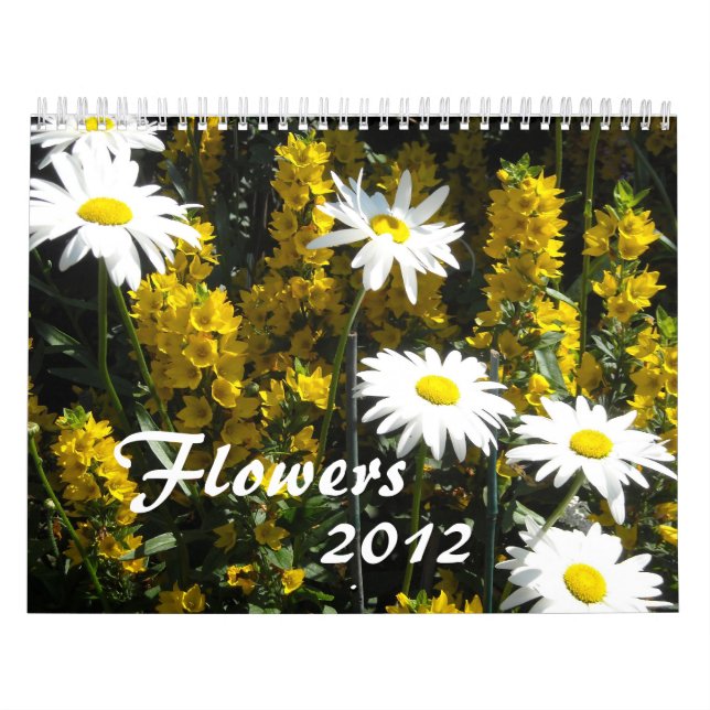 Calendario Flores increíbles 2012 (Tapa)