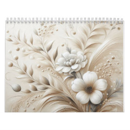 Calendario Flores modernas
