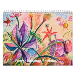 Calendario Flores por el año