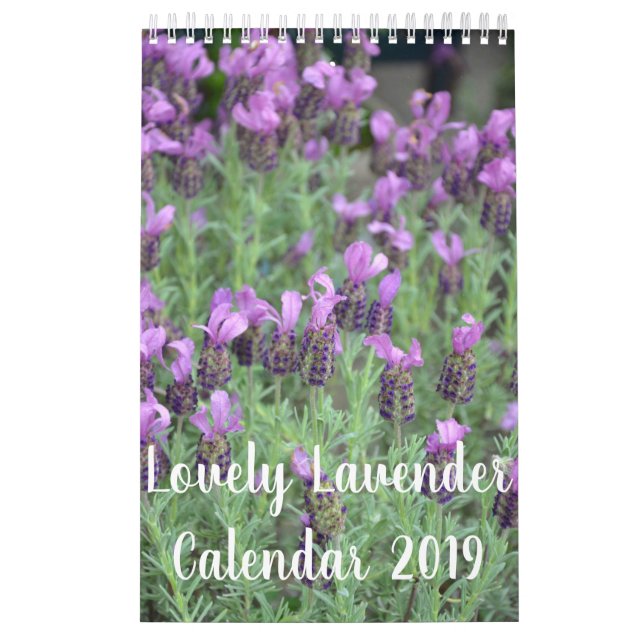 Calendario Flores preciosas de la lavanda (Tapa)