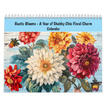 Flores Rústicas – Un Año de Encanto Floral Shabby 