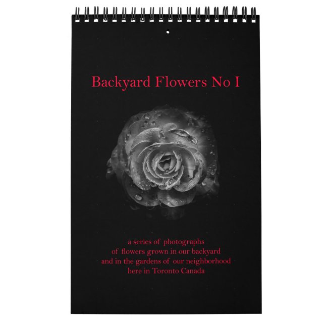 Calendario Flores traseras No I (Tapa)