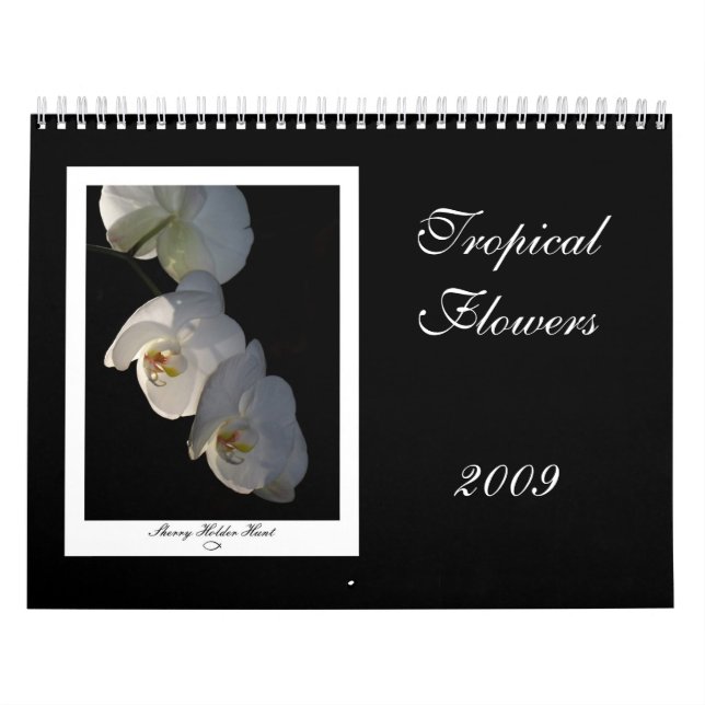 Calendario Flores tropicales 2009 (Tapa)