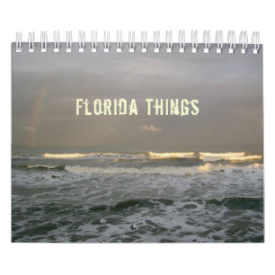 Calendario Florida Cosas Fotos Personales Una Plantilla