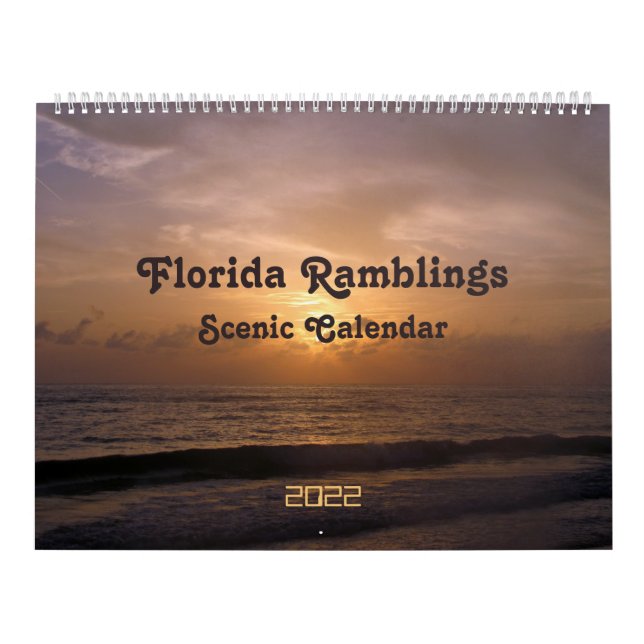 Calendario Florida Ramblings 2022 Scenic Calendar (Tapa)