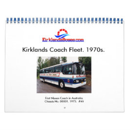 Calendario Flota de autobuses y autocares de Kirklands