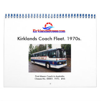 Calendario Flota de autobuses y autocares de Kirklands