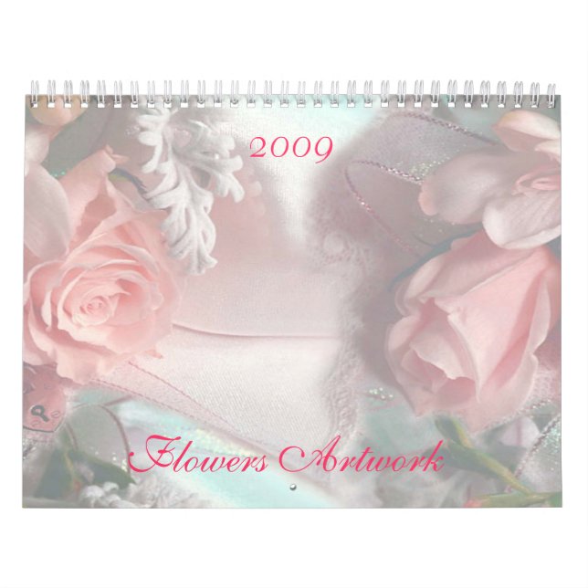 Calendario Flowers Artwork 2009 (Tapa)