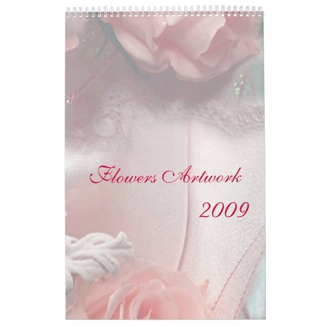 Calendario Flowers Artwork 2009 (Tapa)