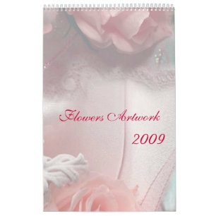 Calendario Flowers Artwork 2009