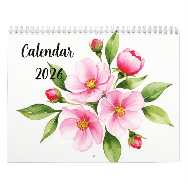 Calendario Flowers Calendar (Tapa)