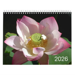 Calendario Flowers Calendar 2026