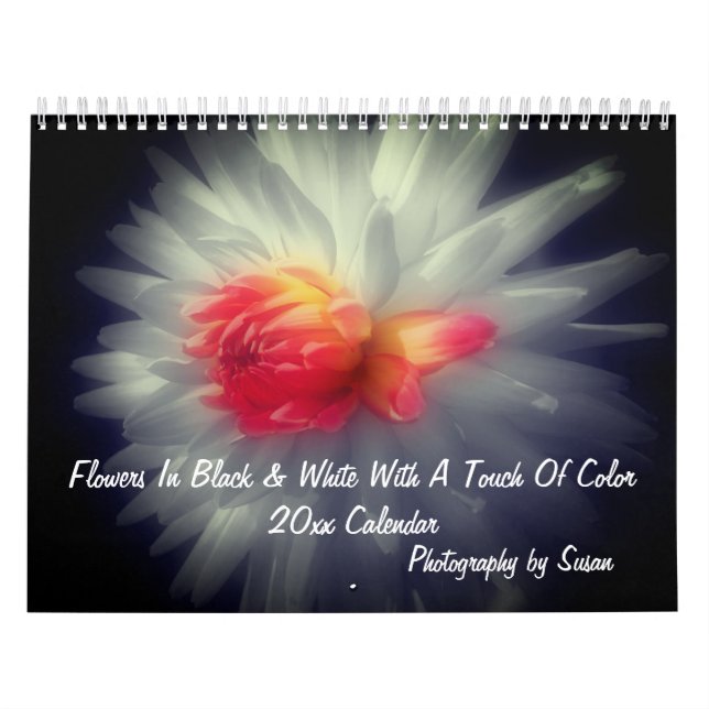 Calendario Flowers With A Touch Of Color  (Tapa)