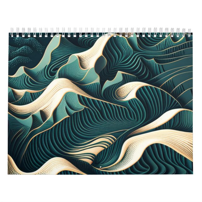 Calendario Flowing Harmony (Tapa)