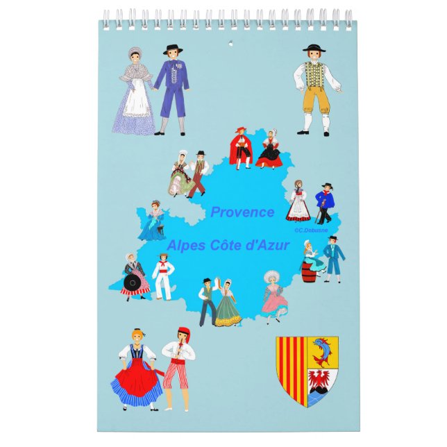 Calendario Folklore de PACA, France (Tapa)