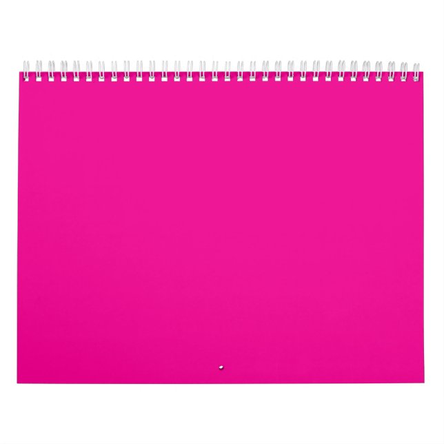 Calendario fondo rosa con (Tapa)