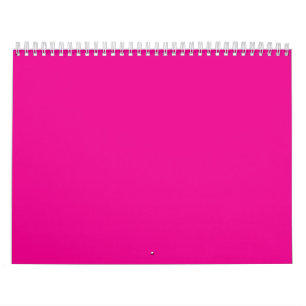 Calendario fondo rosa con
