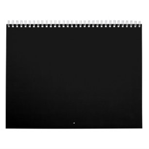 Calendario Fondos multicolores en negro y blanco en un calend