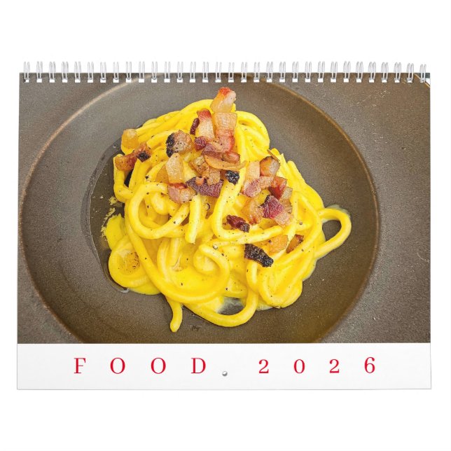 Calendario Food 2026 calendar (Tapa)