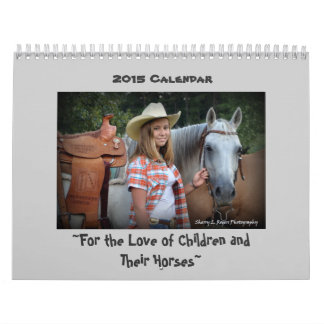 Calendario ~For el amor de niños y de su Horses~