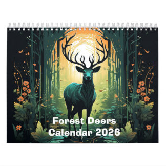 Calendario Forest Deers 2026