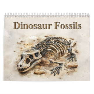 Calendario Fósiles de Dinosaurios – Fósil Prehistórico
